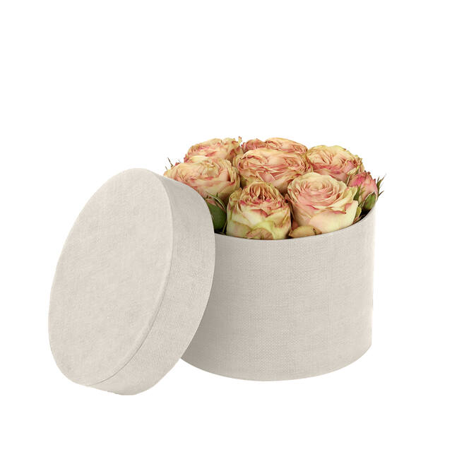 Hat Box Fabric Cream