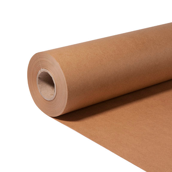 Brown Kraft Roll - 75cm x 160m - 50gsm Kraft Paper -  Packed by 1