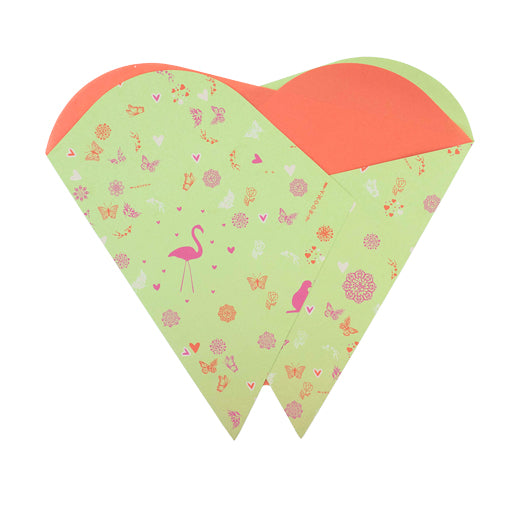 Coral Garden Prefold Green