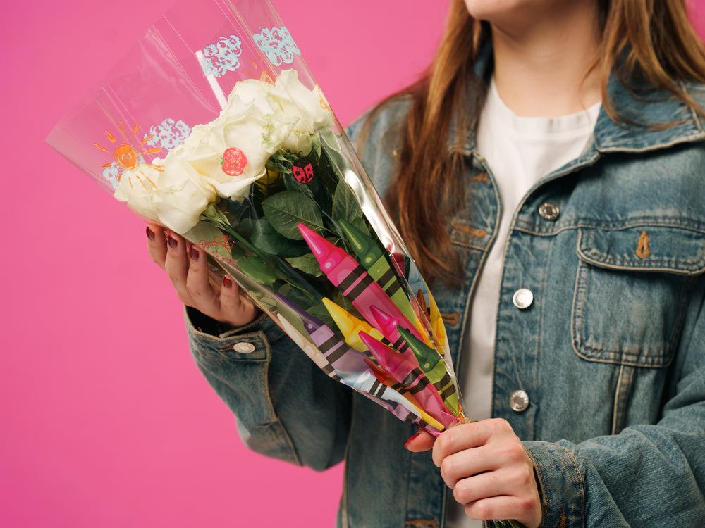 Thank you teacher sleeve with roses