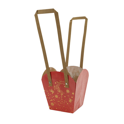 Festive Indulgence Bag - Red - 15cm - Packed by 10