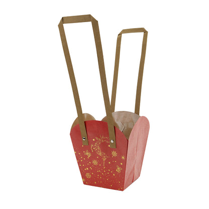 Festive Indulgence Bag - Red - 15cm - Packed by 10