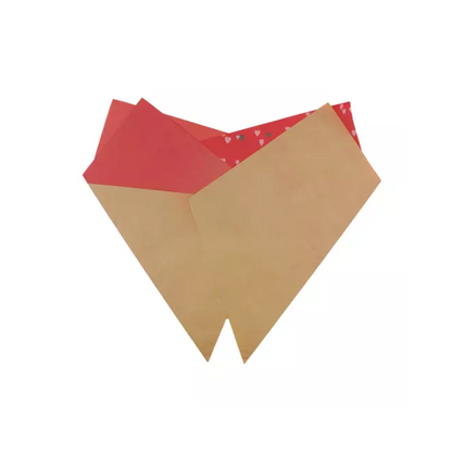 All Hearts Teak Prefold - Packed by 25