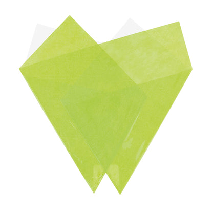 Satin Ribbed Prefold Green