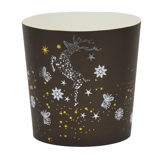 Festive Indulgence Paper Cup - Laminated White Kraft Paper - Packed by 25